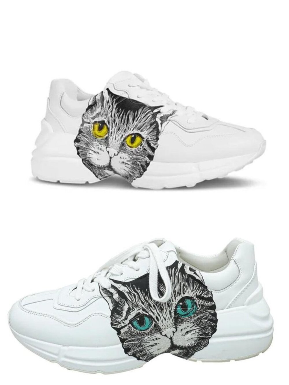 Gucci Women's Rhyton sneaker with Mystic Cat